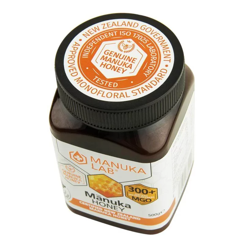 Miere de Manuka Manuka Lab, MGO 300 + Noua Zeelanda, 500 g, naturala